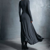 Alba - Vestido largo con nudo lateral