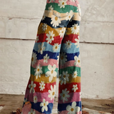 Léon - Elegante pantalón floral