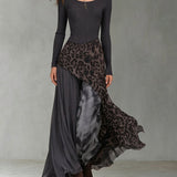 Alba Montiel ™ Vestido Largo Leopardo