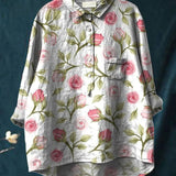Tiziana – Camisa de lino estampada