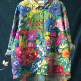 Tiziana – Camisa de lino estampada