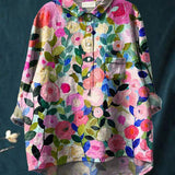 Tiziana – Camisa de lino estampada