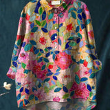 Tiziana – Camisa de lino estampada