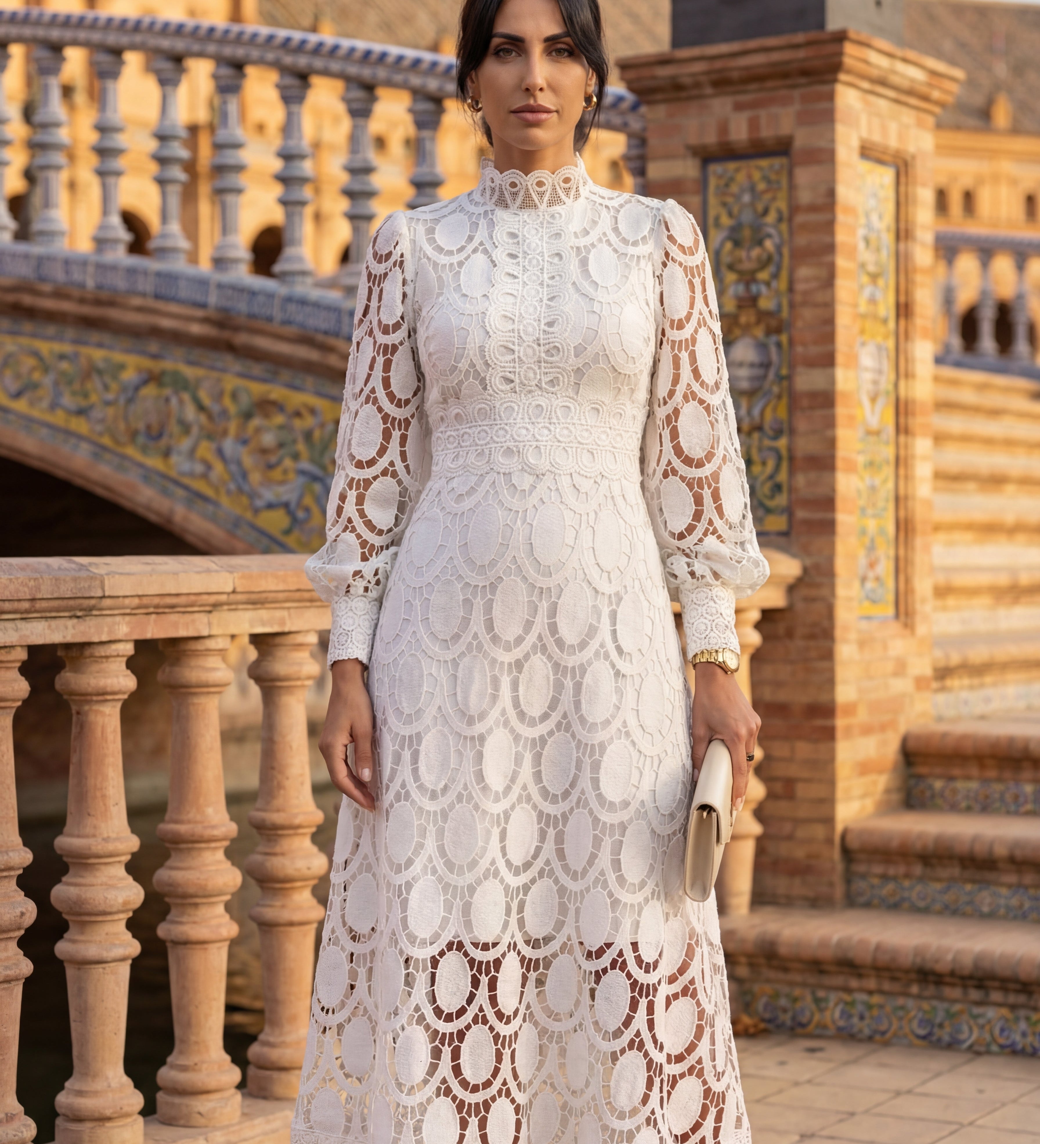Carmona | Vestido de encaje primaveral