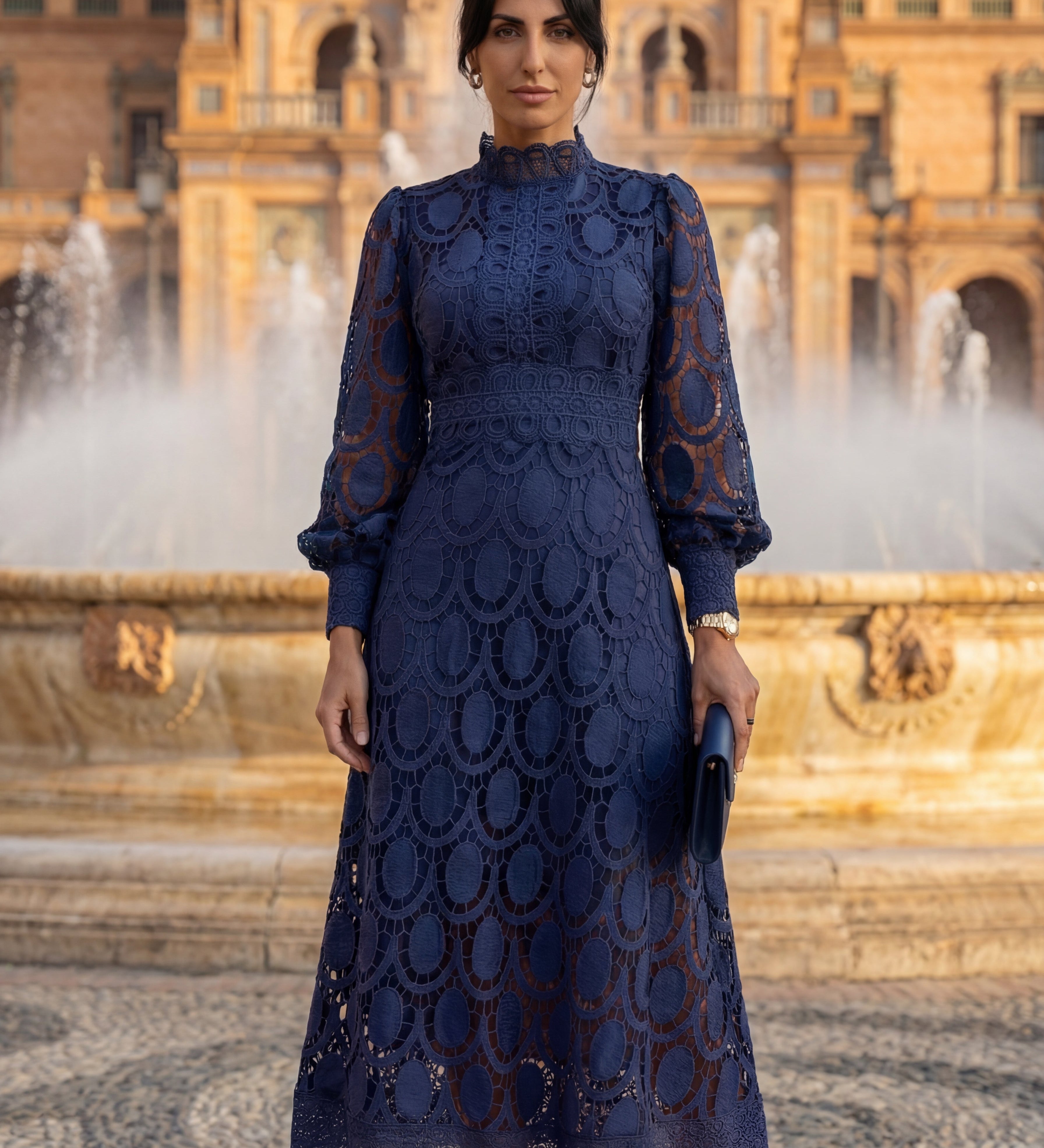 Carmona | Vestido de encaje primaveral