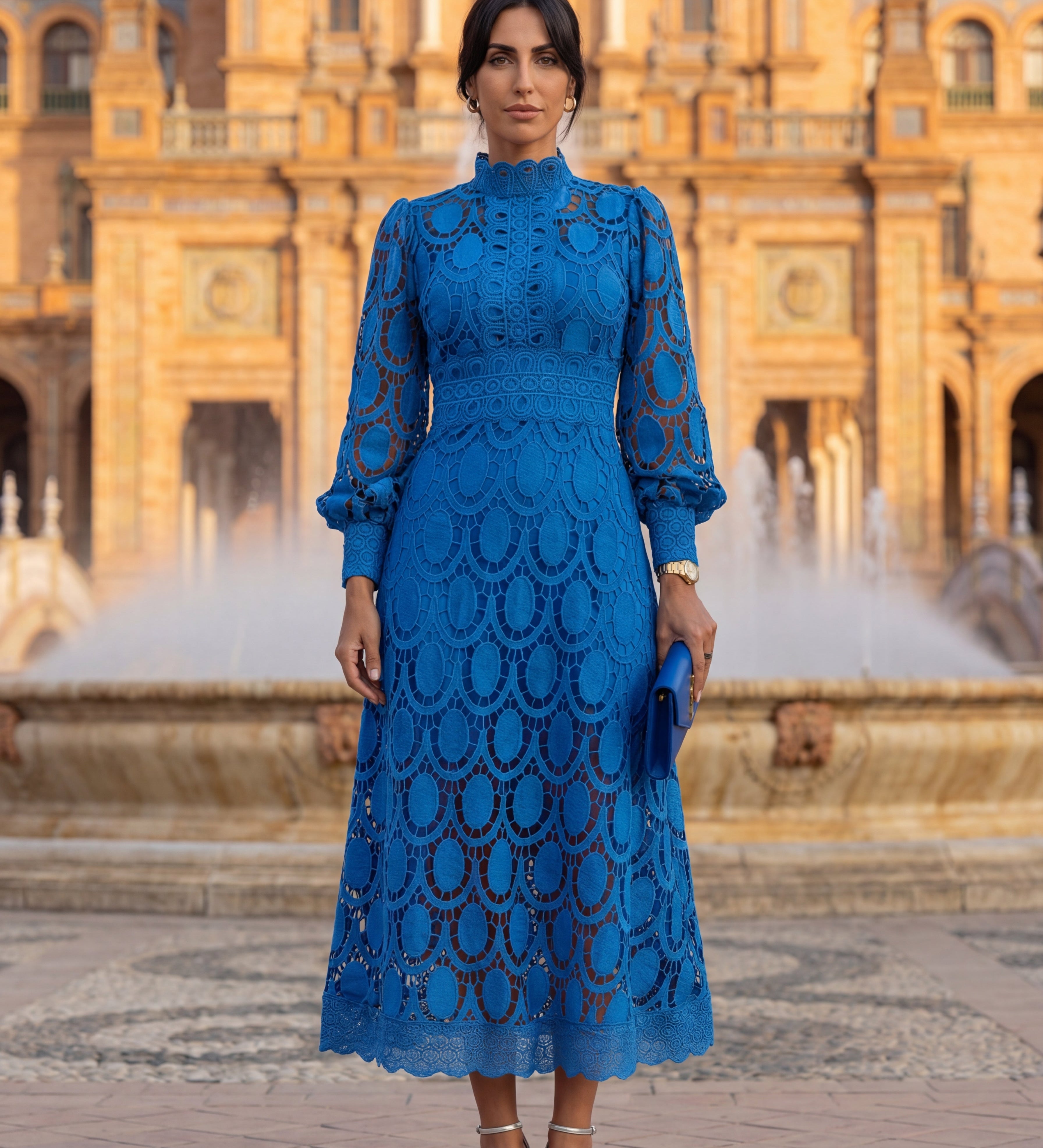 Carmona | Vestido de encaje primaveral