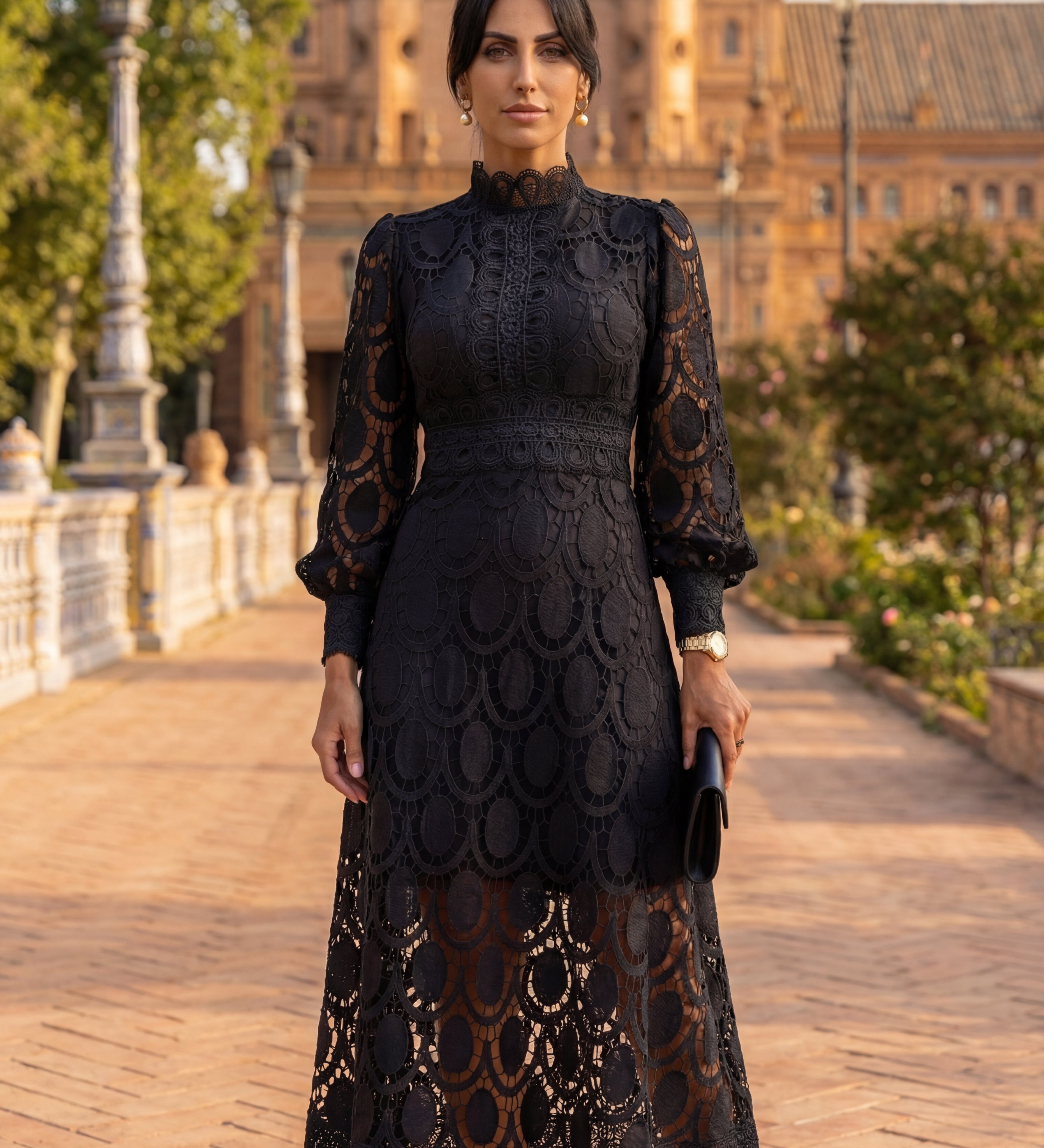 Carmona | Vestido de encaje primaveral