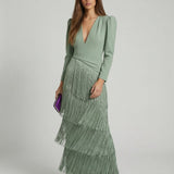 Salvia | Vestido Flecos