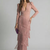 Salvia | Vestido Flecos