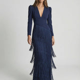 Salvia | Vestido Flecos