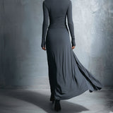 Alba - Vestido largo con nudo lateral