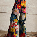 Léna - Pantalones de salón florales