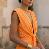 Selena | Vestido Drapé Ardiente